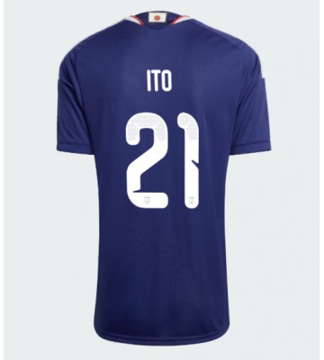 Japan Hiroki Ito #21 Hjemmebanetrøje Dame VM 2026 Kortærmet